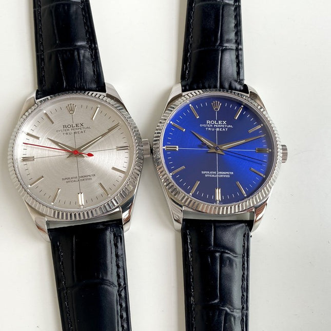 OYSTER PERPETUAL 41 STEEL CASE LEATHER