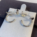 JUSTE EARRINGS 1.8MM SILVER