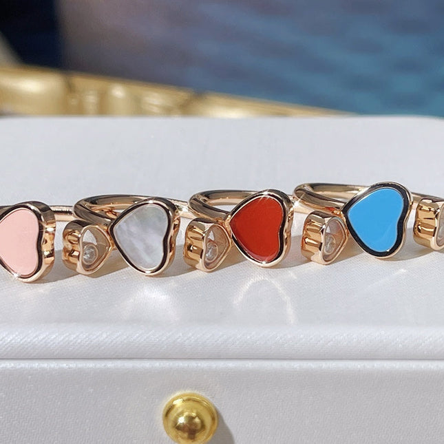 HAPPY HEART RING 1 DIAMOND
