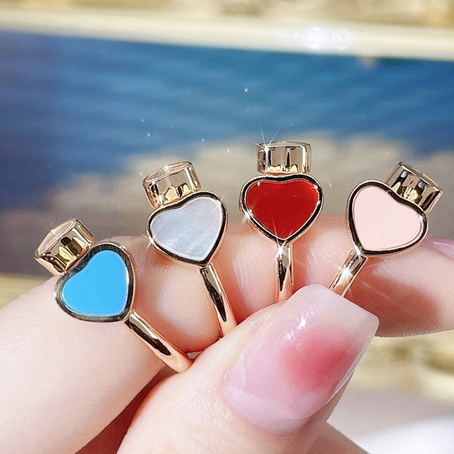 HAPPY HEART RING 1 DIAMOND