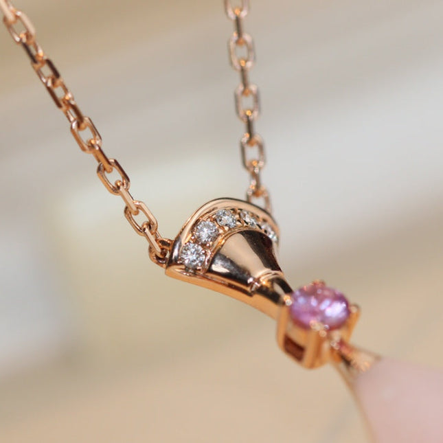 DREAM NECKLACE PINK MOP DIAMOND