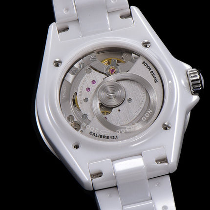 J12 38MM WHITE CERAMIC DIAMOND NUMERALS