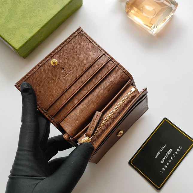 CARD HOLDER WALLET SUPREME BROWN