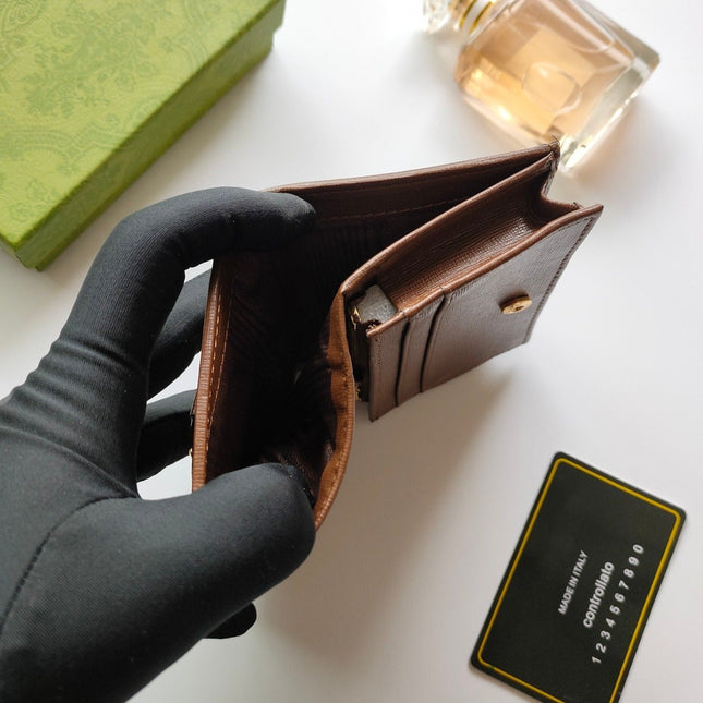CARD HOLDER WALLET SUPREME BROWN