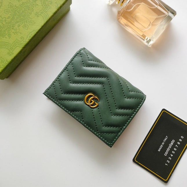 CARD WALLET MARMONT EMERALD GREEN
