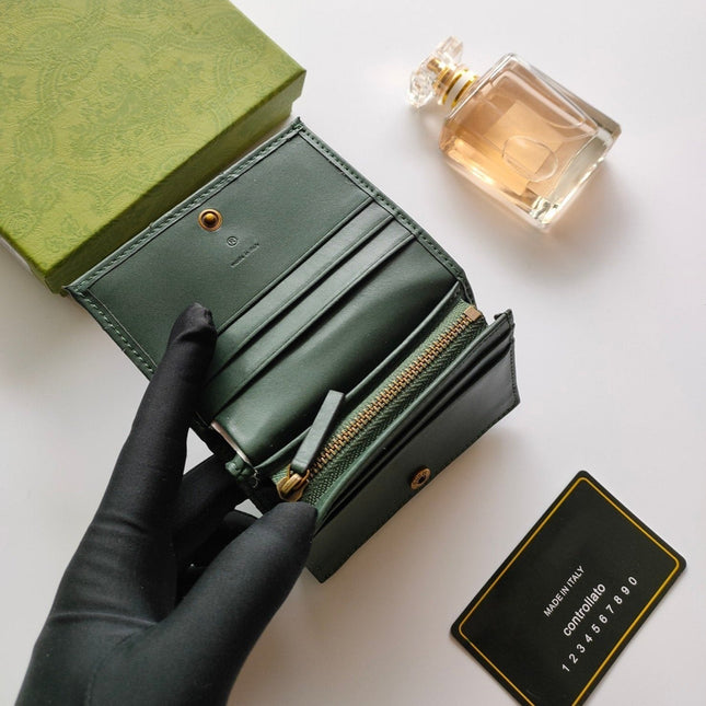CARD WALLET MARMONT EMERALD GREEN