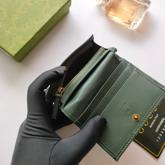 CARD WALLET MARMONT EMERALD GREEN