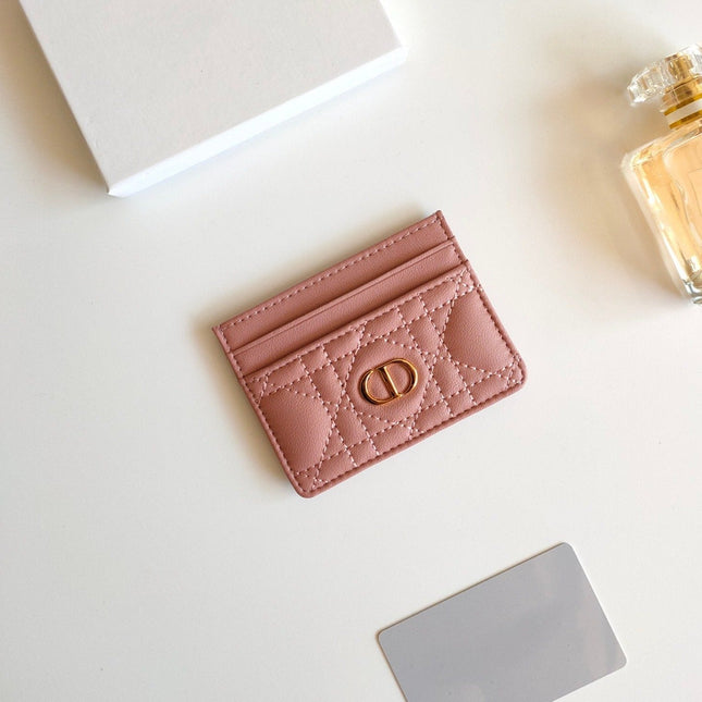 CARD HOLDER WALLET CARO DARK PINK
