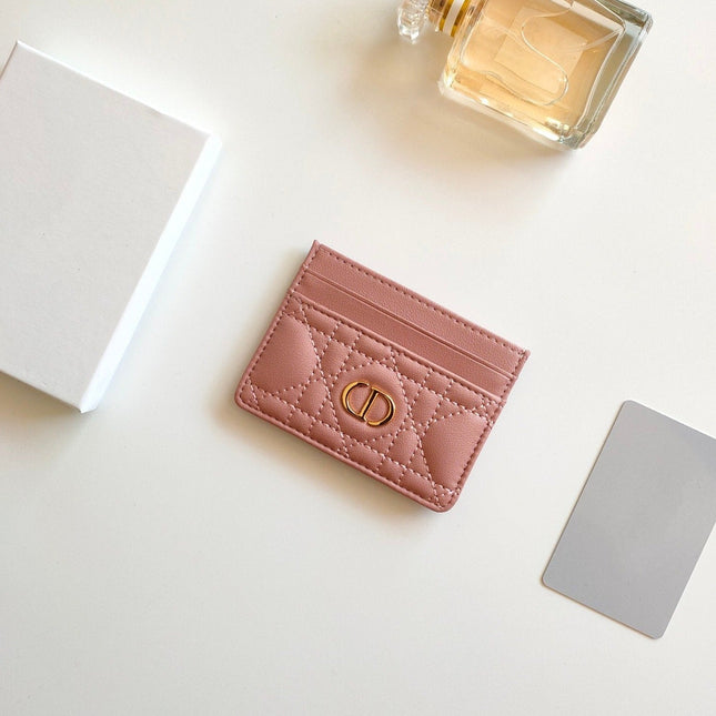 CARD HOLDER WALLET CARO DARK PINK