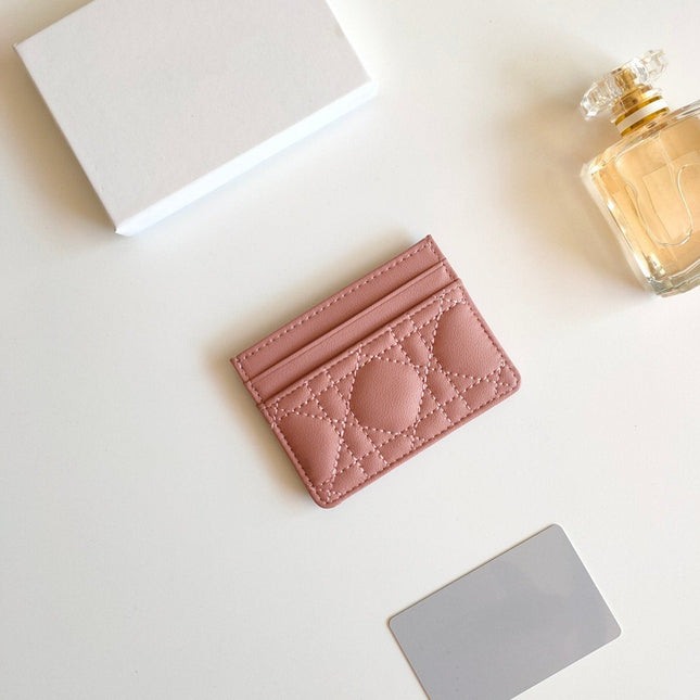 CARD HOLDER WALLET CARO DARK PINK
