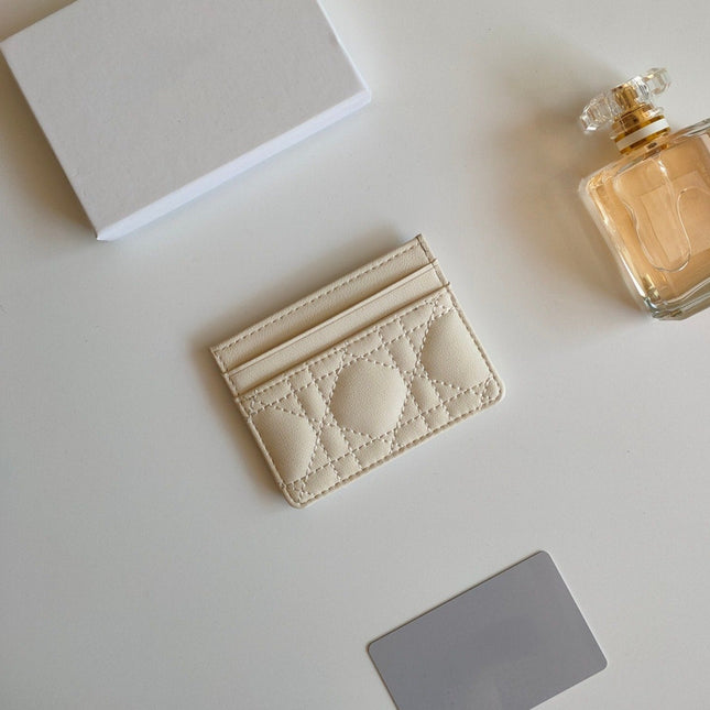 CARD HOLDER WALLET CARO BEIGE