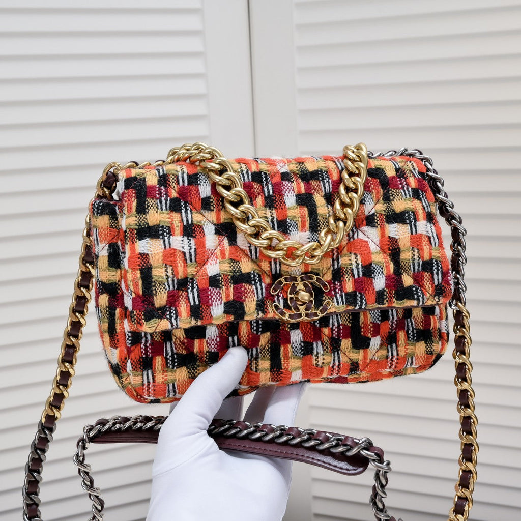 19 BAG TWEED 3308 ORANGE