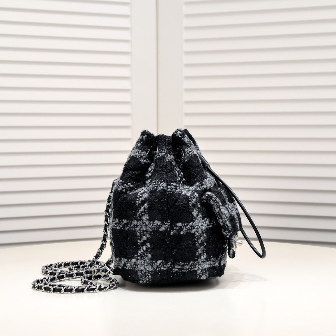 TWEED BACKPACK 8038 BLACK