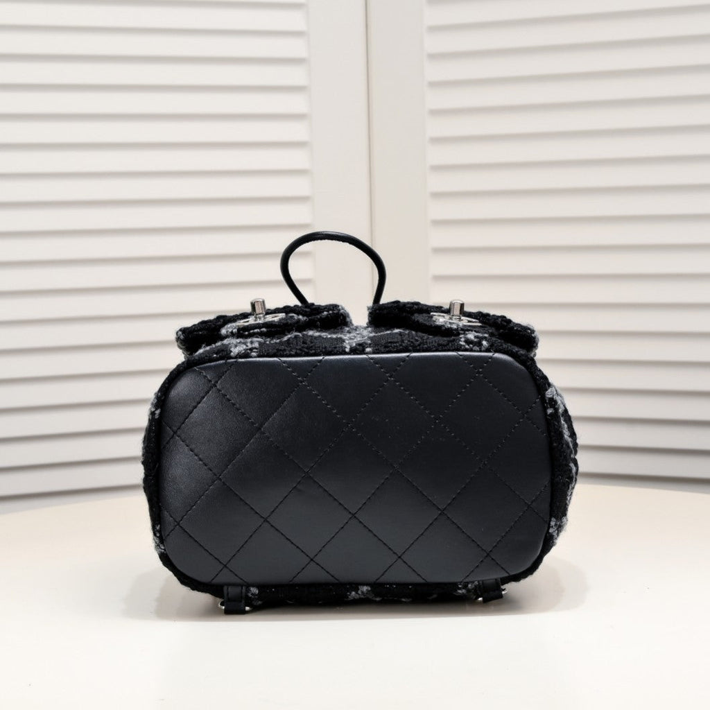 TWEED BACKPACK 8038 BLACK