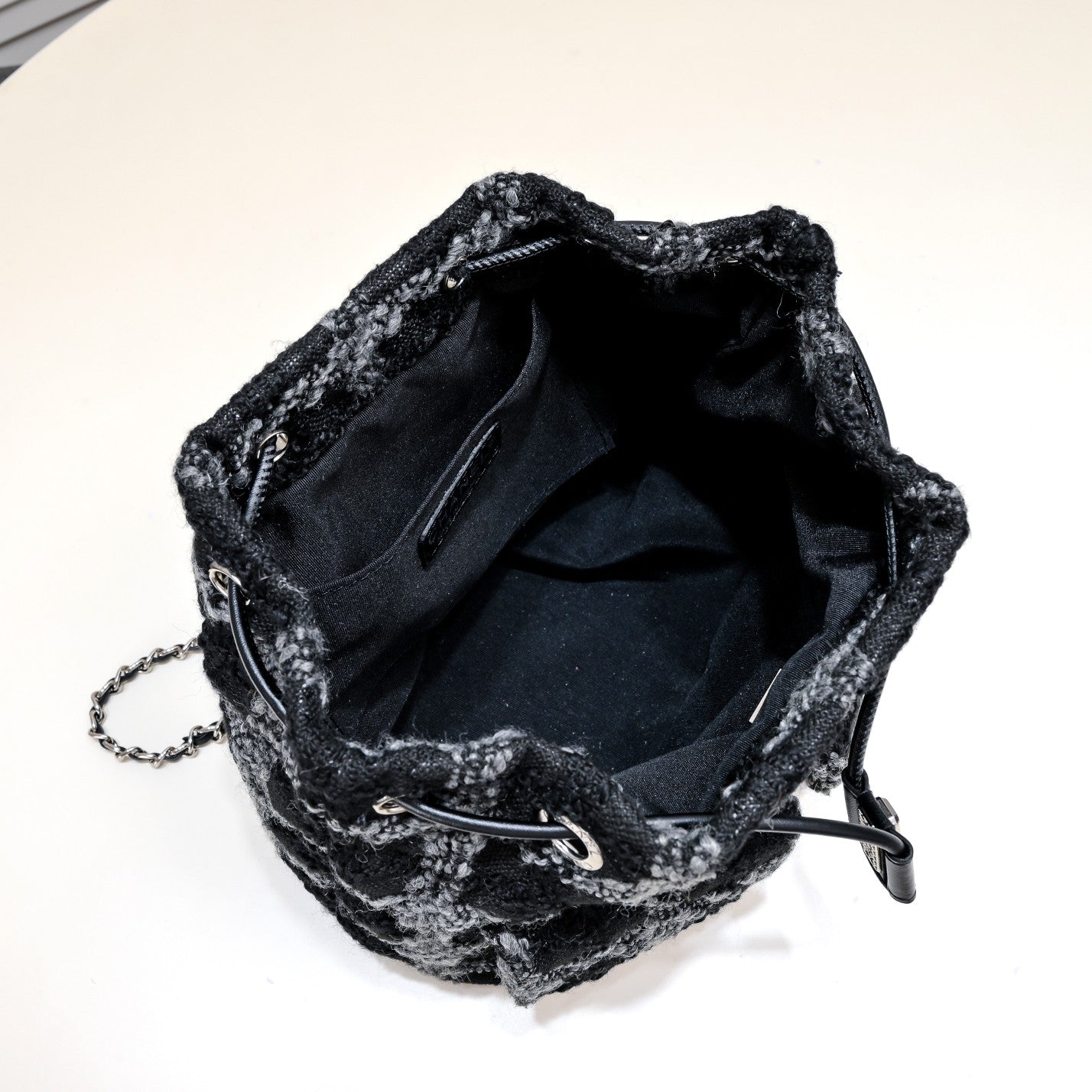 TWEED BACKPACK 8038 BLACK