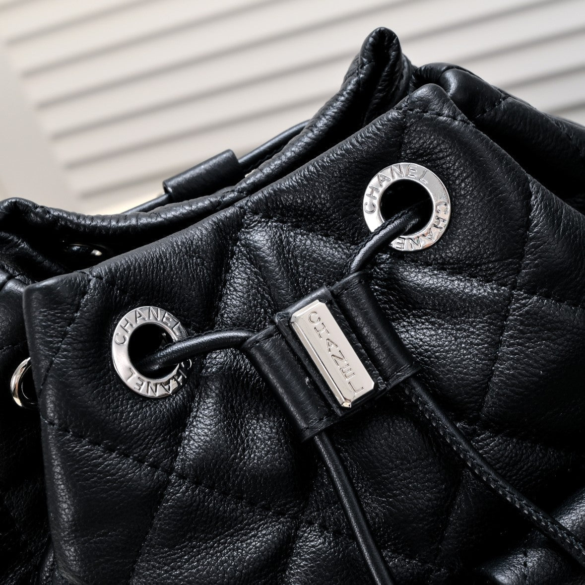 COWHIDE LEATHER BACKPACK 8038 BLACK