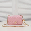 FLAP BAG 20CM 1787 PINK GOLD