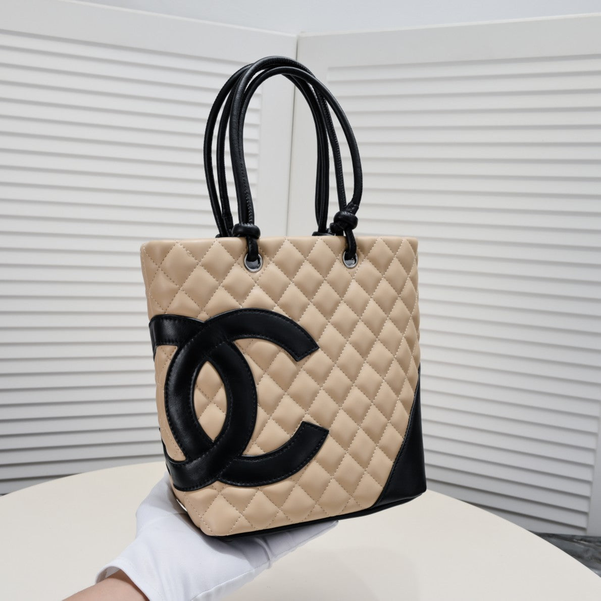 BASKET BAG 3354 PALE BROWN