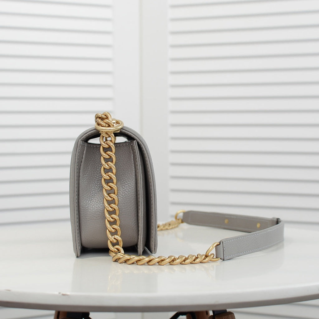 CAVIAR BOY BAG MEDIUM 67086 GREY