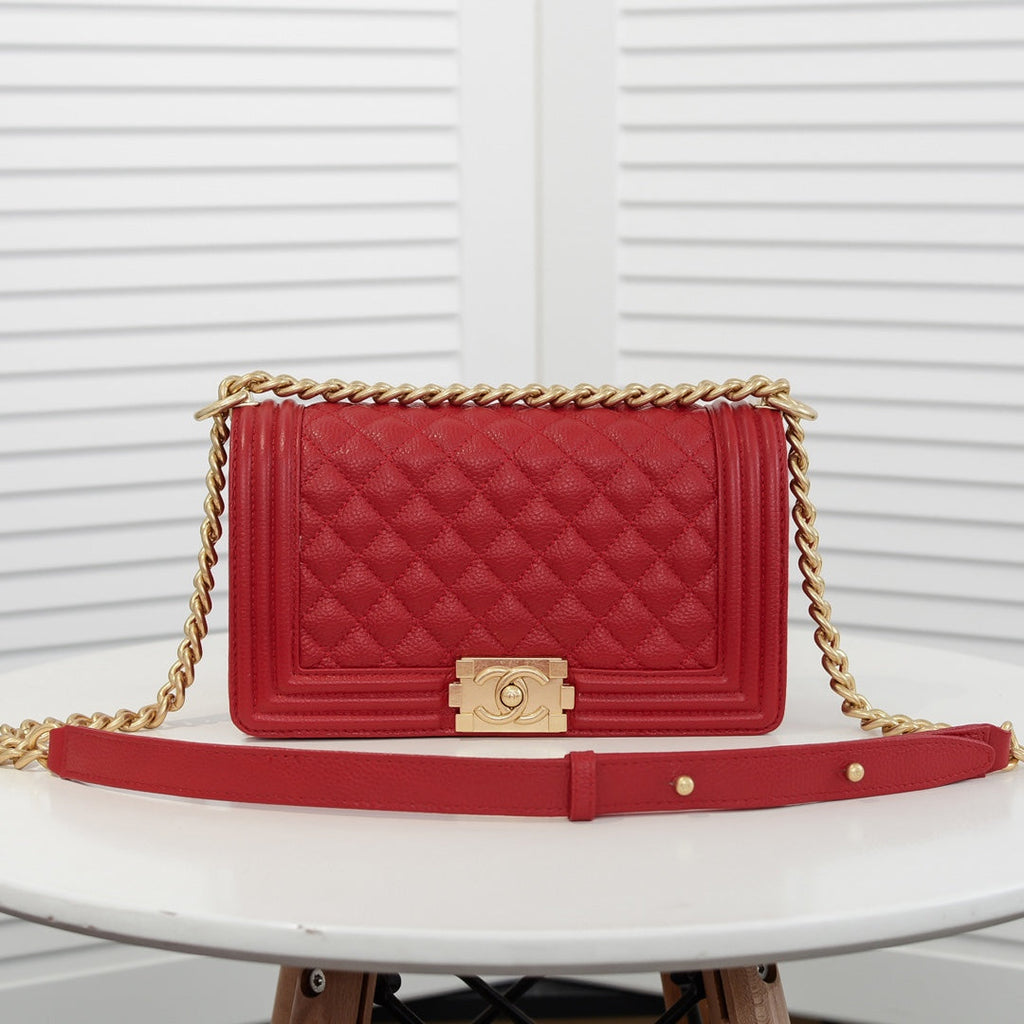CAVIAR BOY BAG MEDIUM 67086 RED