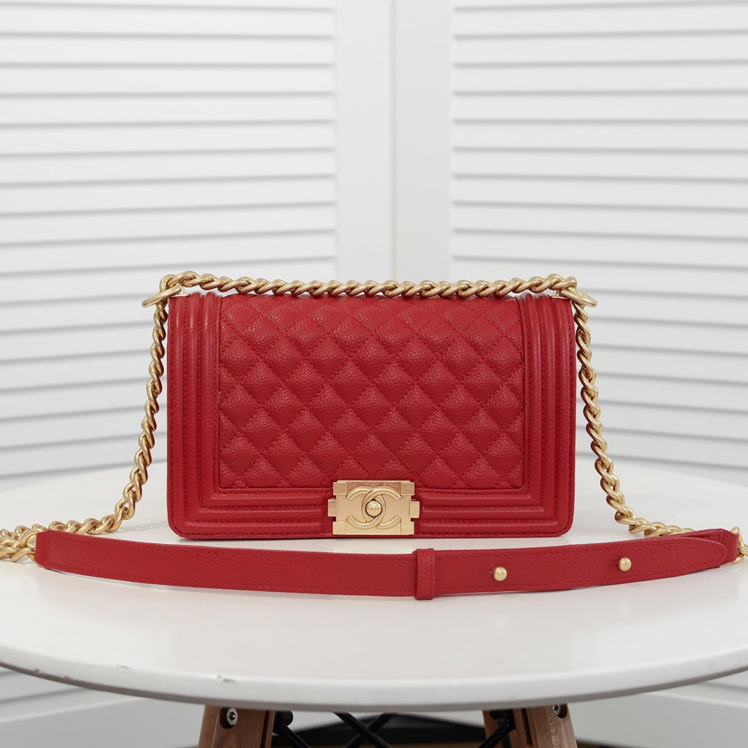 CAVIAR BOY BAG MEDIUM 67086 RED