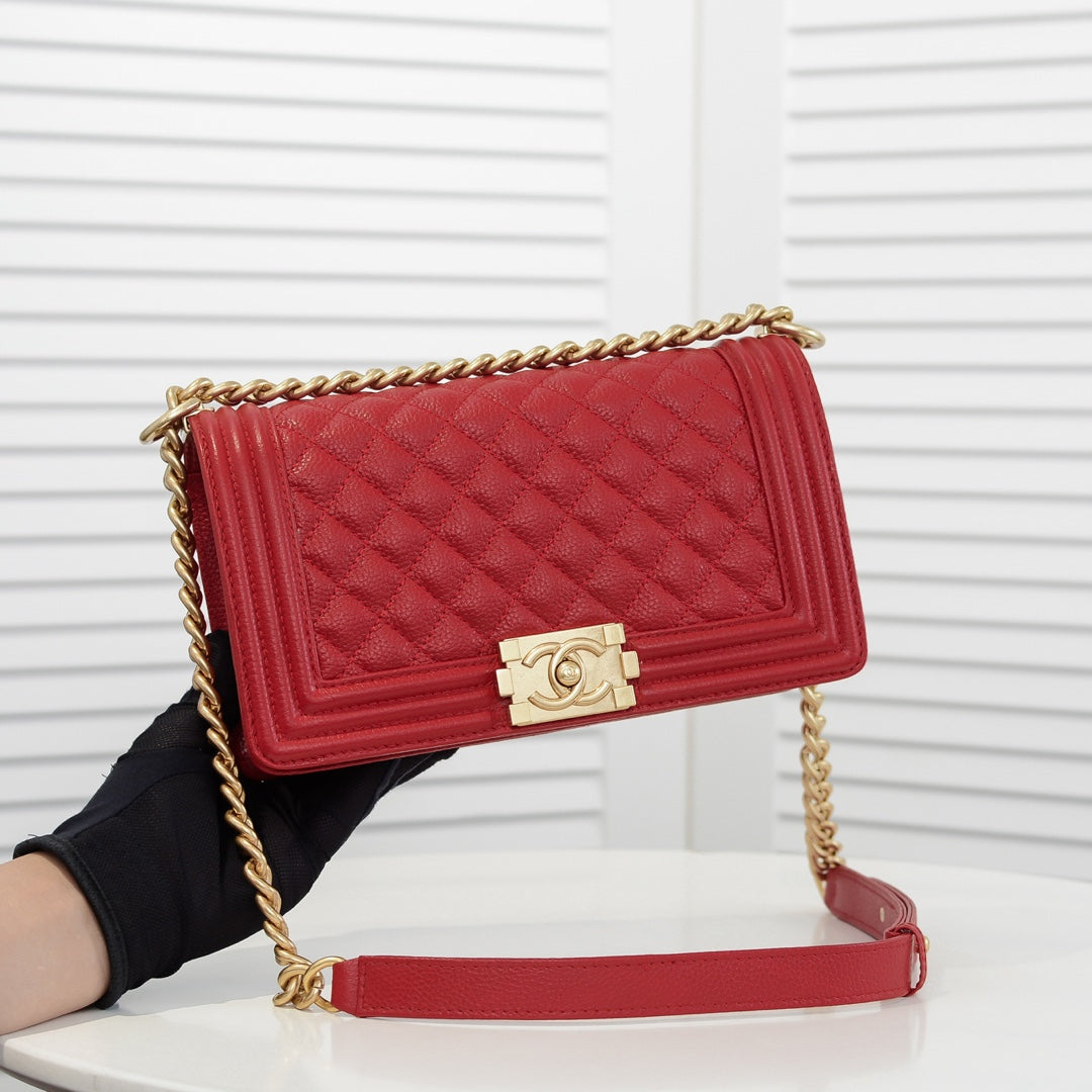 CAVIAR BOY BAG MEDIUM 67086 RED