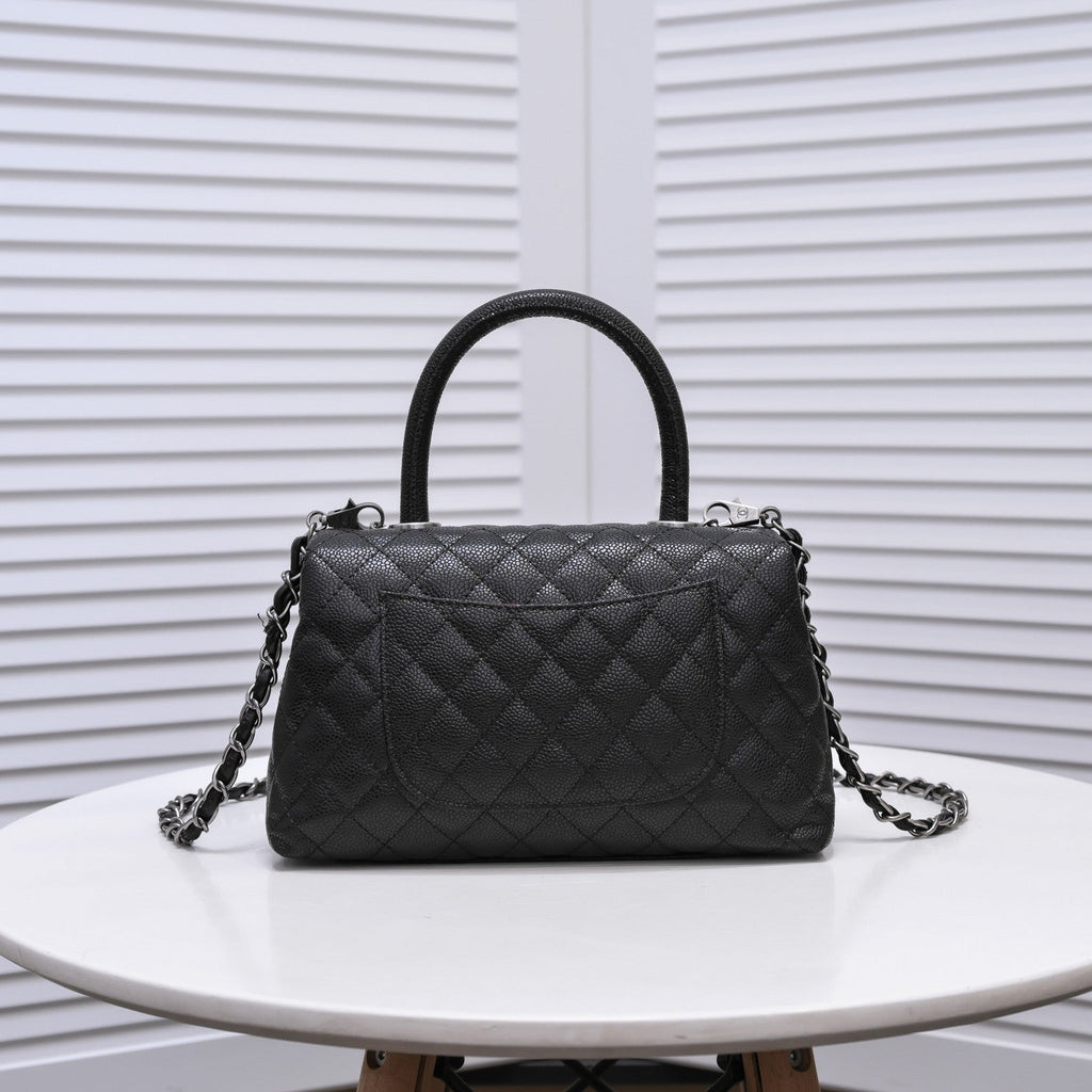 QUILTED CAVIAR 26CM 92991 BLACK