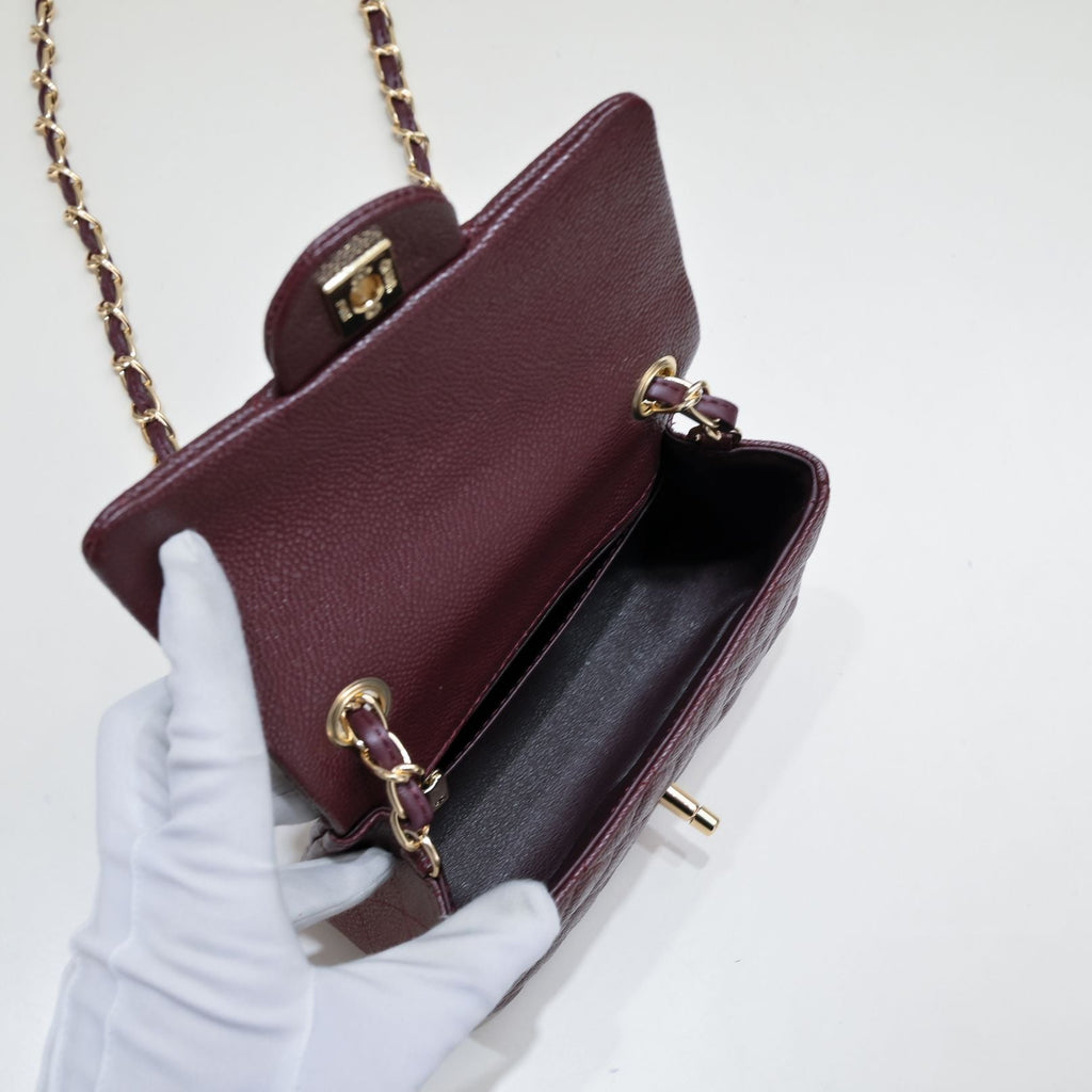 MINI CAVIAR 17CM 1115 PLUM RED