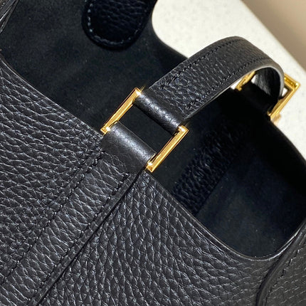 picotin lock 18 black togo ghw