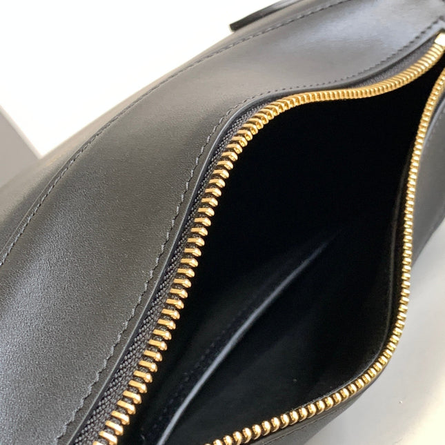 TRIOMPHE CLASSIC 25 BLACK CALFSKIN