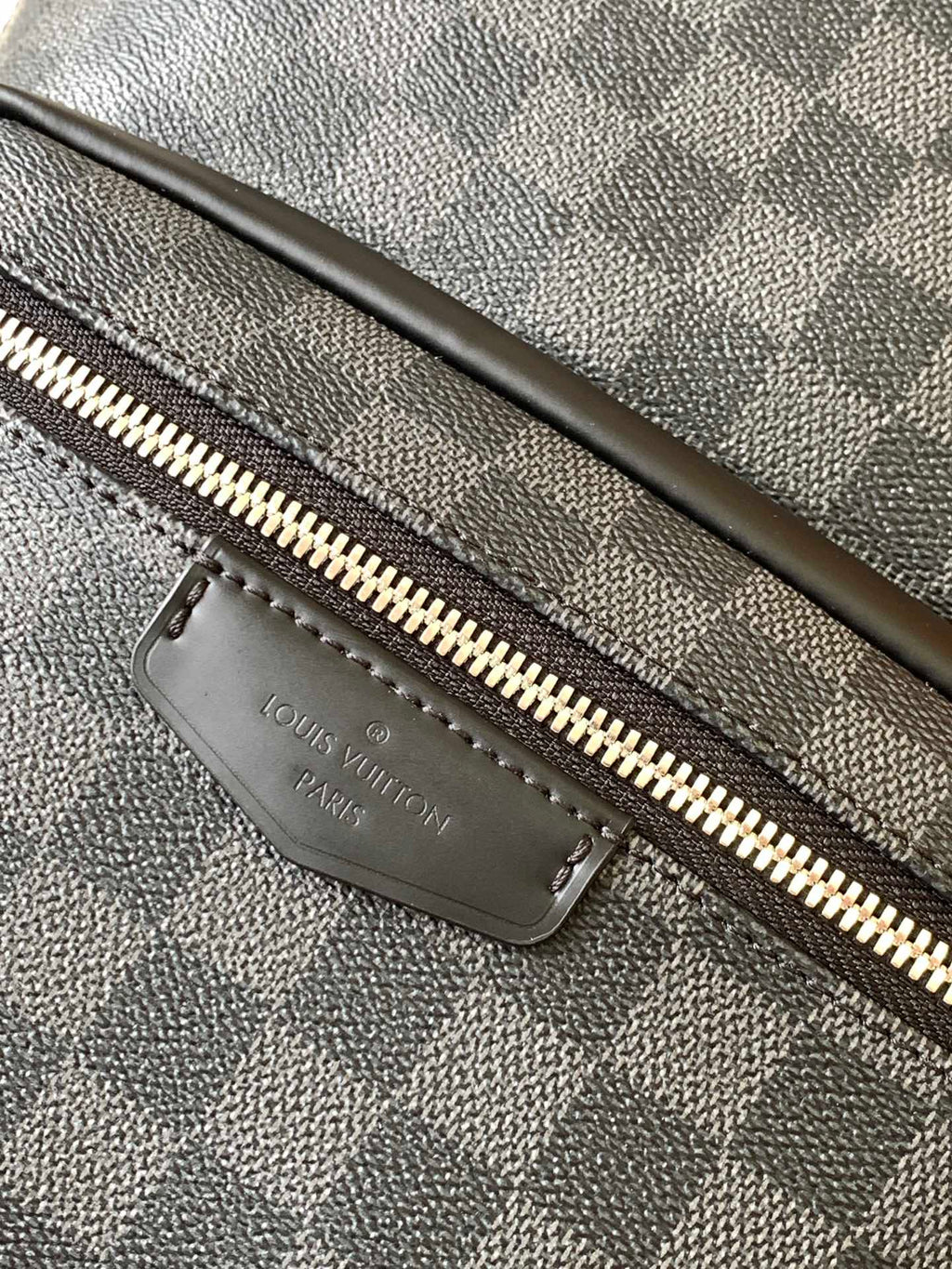 BACKPACK 40 IN BLACK MONOGRAM LAMBSKIN