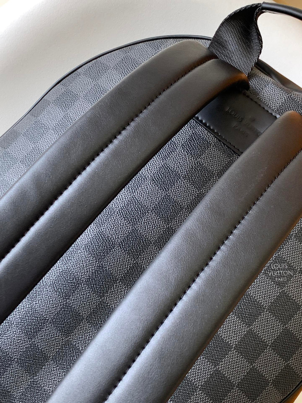 BACKPACK 40 IN BLACK MONOGRAM LAMBSKIN
