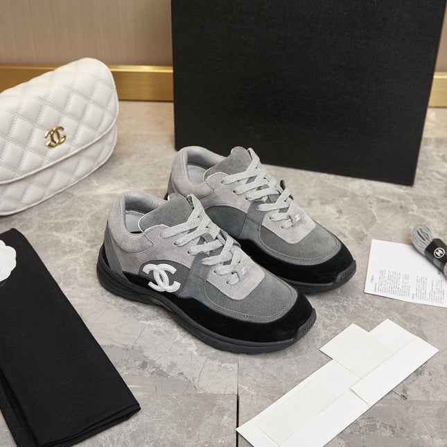 CC TRAINER TRIPLE BLACK GREY SUEDE