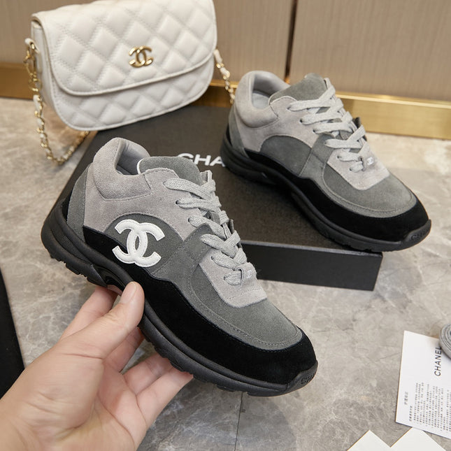 CC TRAINER TRIPLE BLACK GREY SUEDE