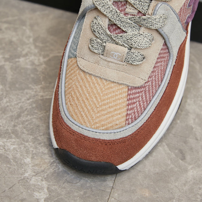 CC TRAINER TRIPLE PINK BROWN SUEDE