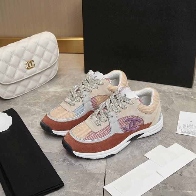 CC TRAINER TRIPLE PINK BROWN SUEDE