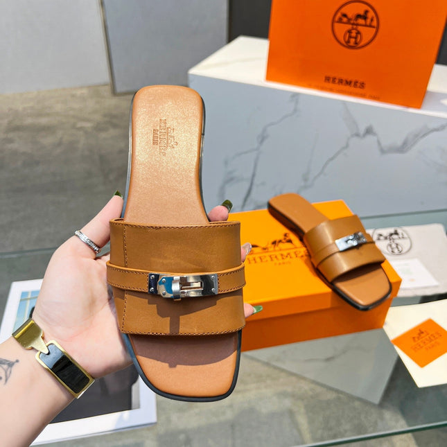 Giulia Sandal Tan Calfskin