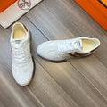 HM TRAIL SNEAKER WHITE AND LIGHT GRAY CANVAS