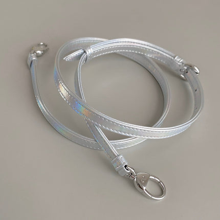 MICRO LADY 12 BAG IN SILVER LAMBSKIN