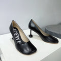 LW TOY PUMP 95 BLACK CALFSKIN