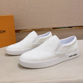 LV LOAFER IN WHITE DAMIER SHEEPSKIN