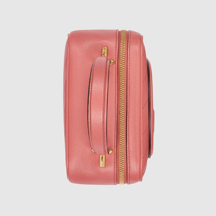 GUCCI 26S TOP HANDLE BAG 17 IN PINK CALFSKIN