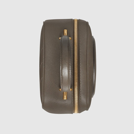 GUCCI 26S TOP HANDLE BAG 17 IN LIGHT BROWN CALFSKIN