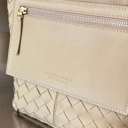 FLIP FLAP 23 BAG IN BEIGE LAMBSKIN