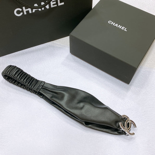 CHANEL 26S BELT 30 MM IN BLACK LAMBSKIN 662947