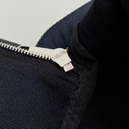 SMALL BACKPACK 32 BLUE OBLIQUE JACQUARD