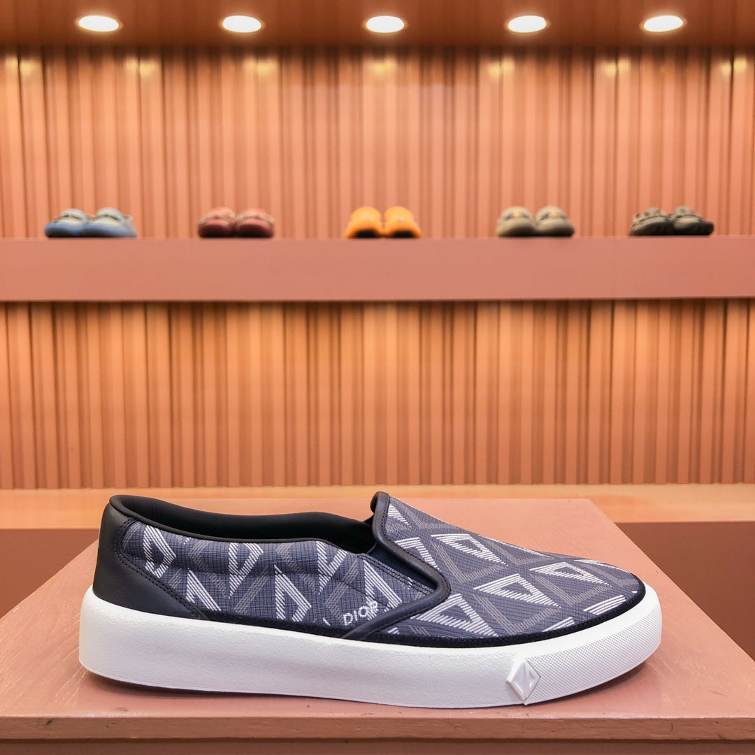 CD B101 DIAMOND LOAFER INDIGO CANVAS