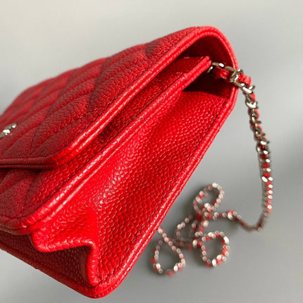 CC WOC 19 RED CAVIAR SILVER HARDWARE