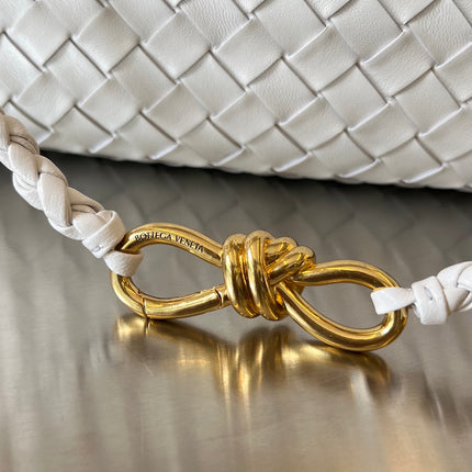 SMALL ANDIAMO 29 IN WHITE LAMBSKIN