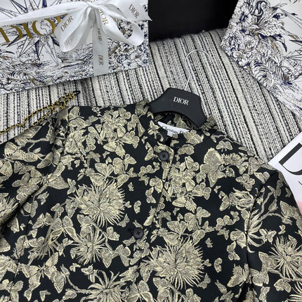 DIOR 25S CROPPED JACQUARD JACKET 796